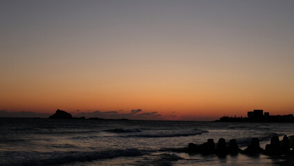 Obraz premium sunrise over the sea