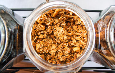 dried fruits and nuts granola.