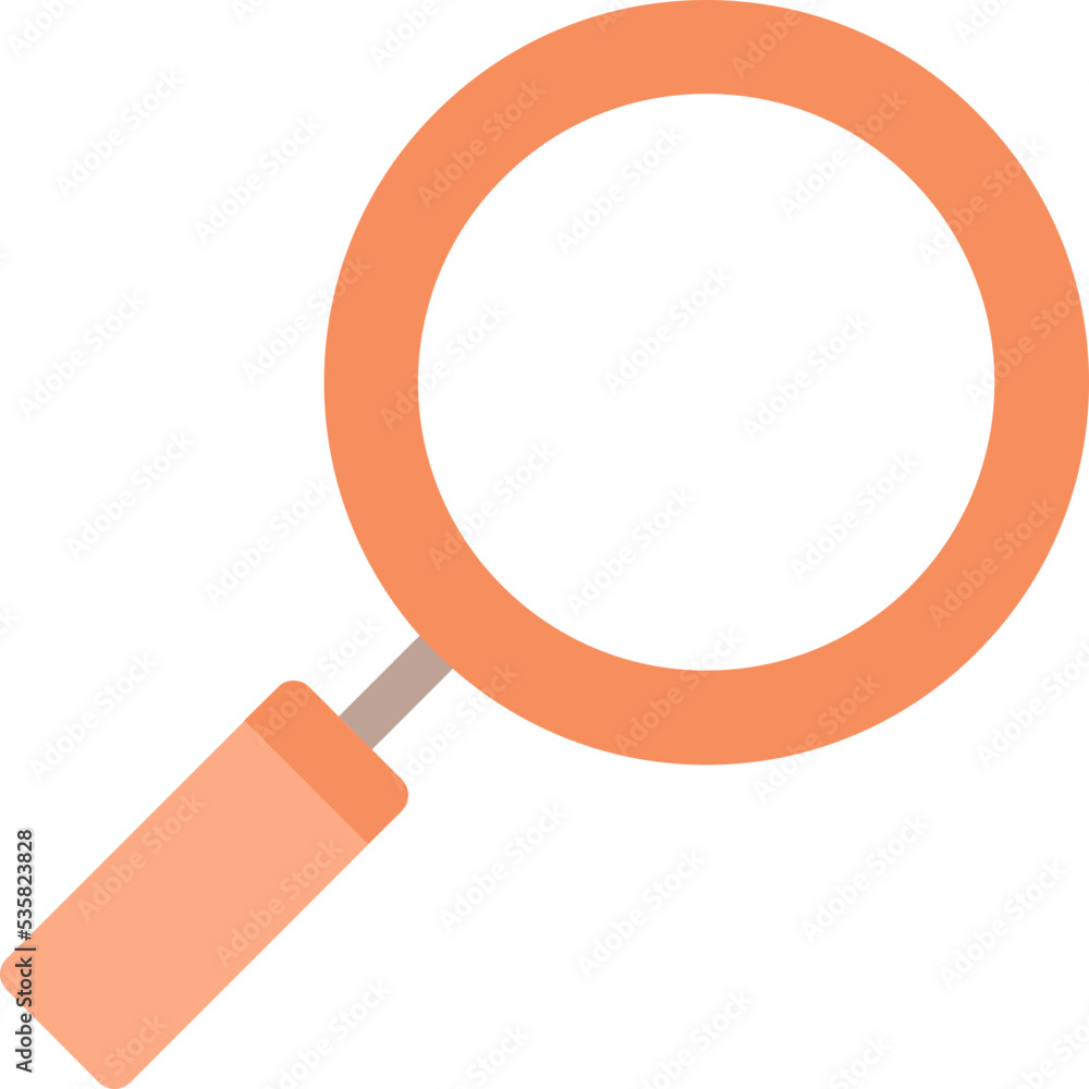 Canvas Prints magnifying glass icon