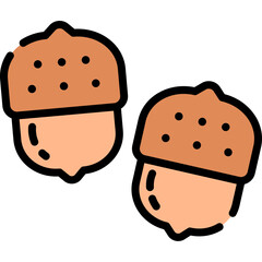 Thanksgiving Nuts Icon