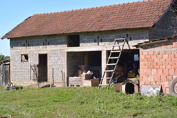 old farm house (falling apart)