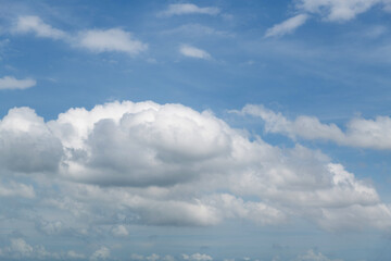 Blue sky with white clouds