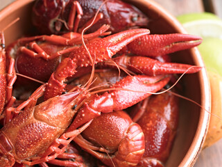 Cooked Louisiana Crawfish Boil