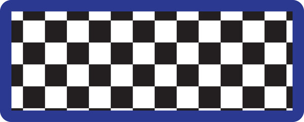 Fototapeta premium aesthetic cute black and white checkerboard, checkers, gingham decoration