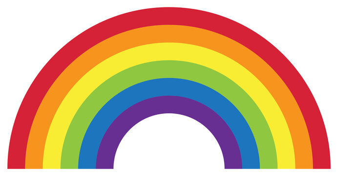 Rainbow symbol, rainbow design illustration graphic,png transparent image.
