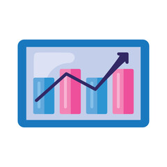 statistics bars in tablet