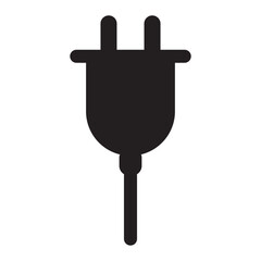 Plug Electric Cable Wire Icon Vector Illustration Design