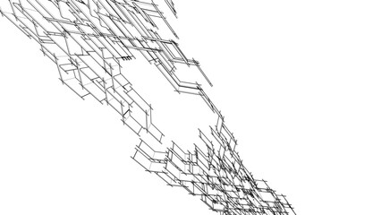 abstract design 3d vector illustration