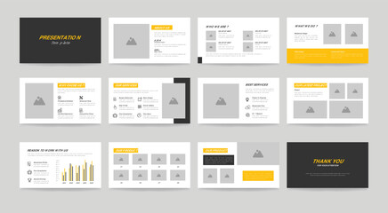 Company profile presentation template