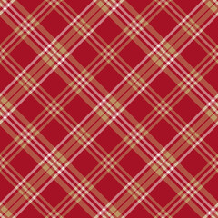 Tartan pattern,Scottish traditional fabric seamless Christmas tone, green and red background