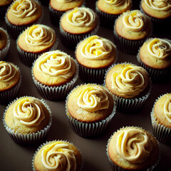 close up of cupcakes