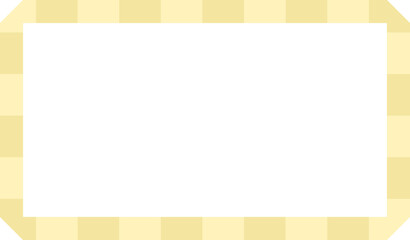 cute yellow banner, tag, label checkers, gingham, plaid, tartan decoration