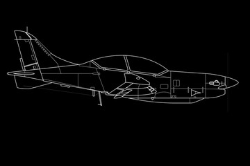 Avión de entremaniento turbo hélice