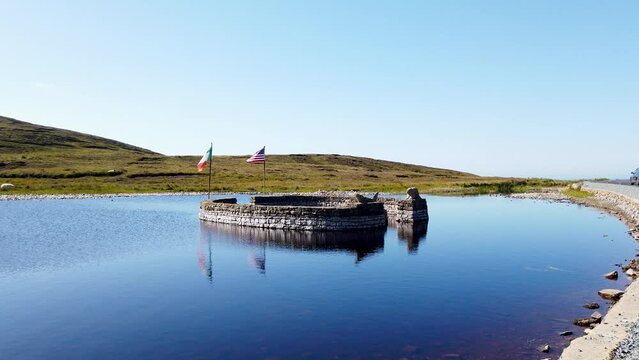 The Beaver Island Monument on Arranmore, County Donegal - Republic of Ireland