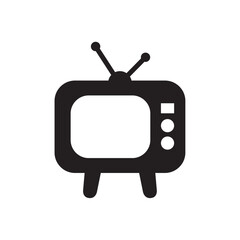 Television Icon Vector Illutstration Flat Design