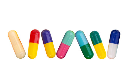 colorful pills