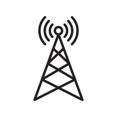 Transmitter Antenna Signal Icon Vector Illustration Design