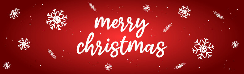 merry christmas lettering with snowflakes. Seasonal greeting card template. celebration holiday xmas. A calligraphic hand written inscription	