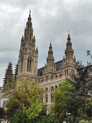 Fototapeta na wymiar City Hall of Vienna (Rathaus)