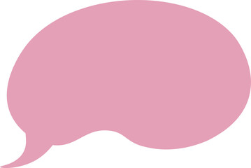 pink speech bubbles on transparent background . chat box or chat vector square and doodle message or communication icon Cloud speaking for comics and minimal message dialog