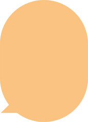 yellow speech bubbles on transparent background . chat box or chat vector square and doodle message or communication icon Cloud speaking for comics and minimal message dialog