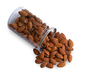 Almond, Bowl, Directly Above, Circle, Dried Fruit