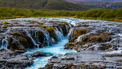Iceland Waterfall Bruarfoss