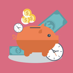 art illustration design concept symbol icon logo money financial business promotion