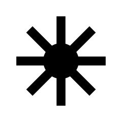 Obraz premium Snowflake Vector Icon
