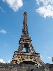 Eiffel Tower blue sky