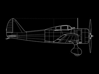Caza monomotor de hélice Ki-27
