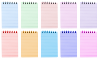 Colored Notepad Set