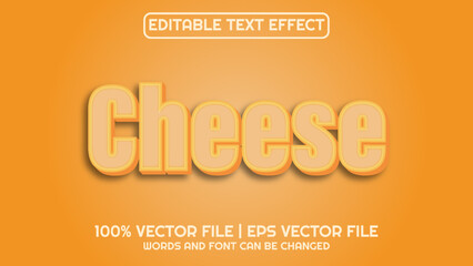 Editable text effect modern 3d and minimal font style