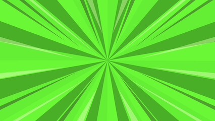 green sunburst background