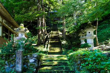 福井県　永平寺の初秋 佛祖坂