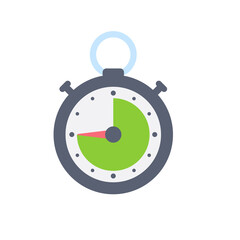 Stopwatch to set reminder time for product promotion schedule.