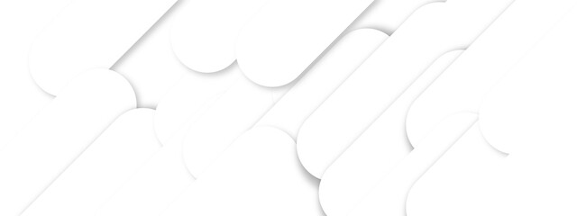 Abstract white geometric overlapping square pattern, design of technology background with shadow. Vector illustration. You can use for add, poster, design artwork, template, banner, wallpaper
