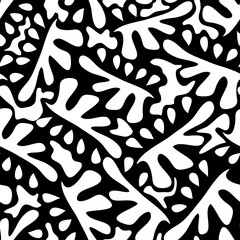 Organic and abstract seamless surface pattern design. Contemporary print. Fashion design template. Vector pattern design