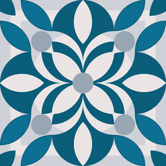 seamless vector illustration and geometric pattern	