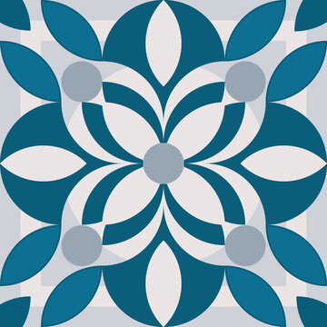 seamless vector illustration and geometric pattern	