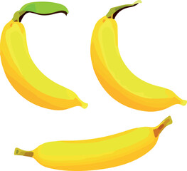 banana icon, vector banana icon, flat banana icon