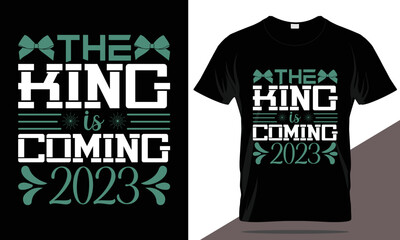 New year 2023 t-shirt design, typography t-shirt new year t-shirt template