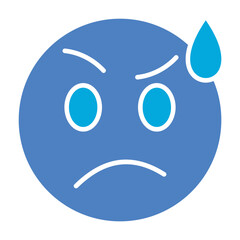 Confusing Glyph Two Color Icon