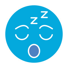 Sleepy Glyph Two Color Icon