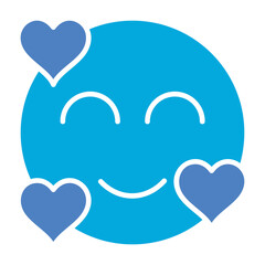 Loved Glyph Two Color Icon