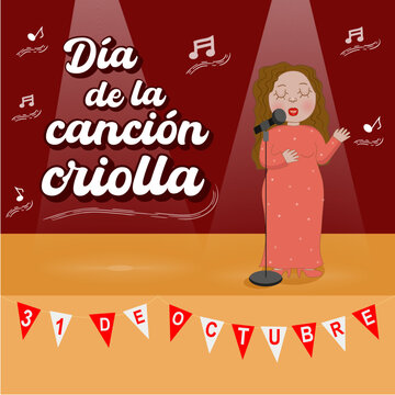 D&iacute;a de la canci&oacute;n criolla 31 de octubre