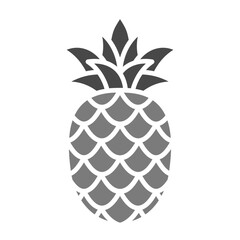 Obraz premium Pine Greyscale Glyph Icon