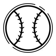 baseball outline icon