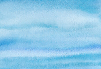 Obraz premium sky blue watercolor delicate light background for postcard design business cards and invitations