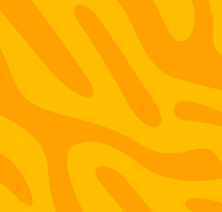 Abstract Liquid Orange Zebra Background Pattern